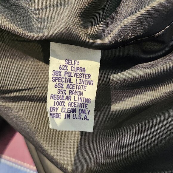 NANETTE LEPORE Duster Dress Suit Black with Gray Crochet Trim - Picture 8 of 16